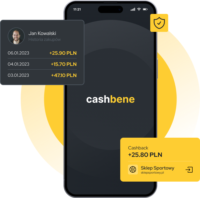 cashbene cashback w aplikacji